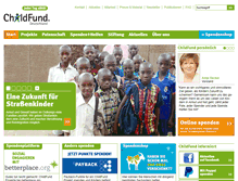 Tablet Screenshot of childfund.de